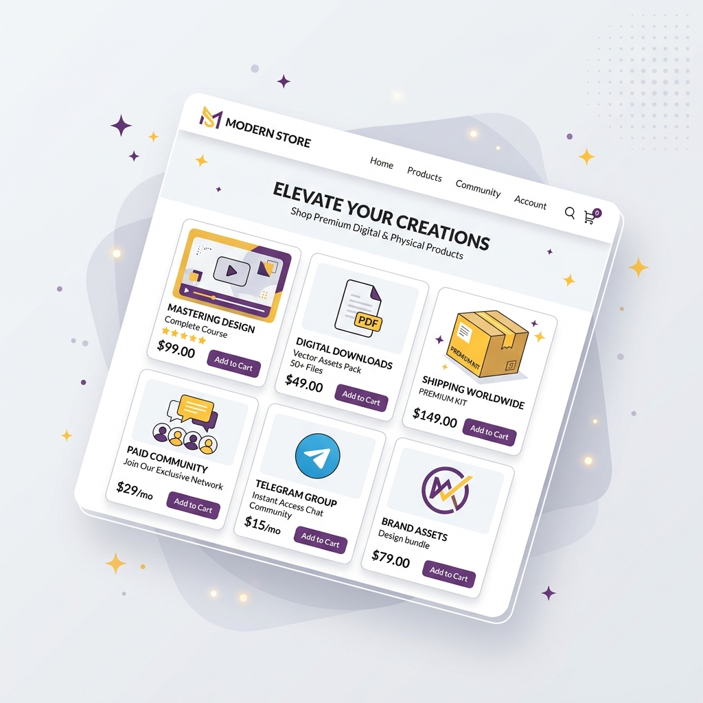 Stubla Digital Storefront Mockup